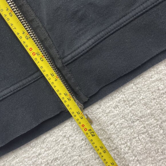 Y2K BCBG Maxazria Black Full Zip Hoodie Sweater Rhinestone Women Sz L Goth Punk - Picture 7 of 13